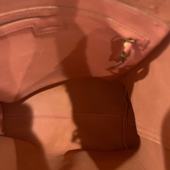 guc madewell medium transport tote in spiced rose Leather Tote adjustable strap - Picture 13 of 15